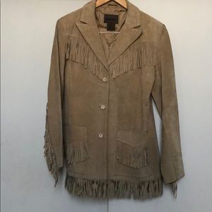 Vintage Fringed leather jacket